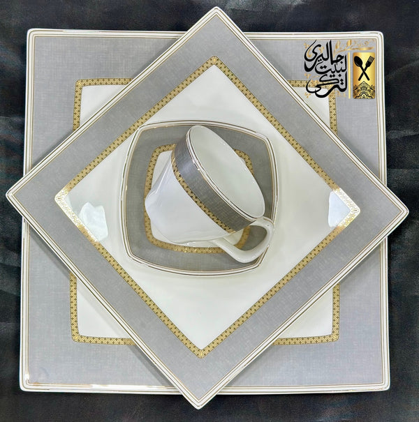 طقم سفرة 62 قطعة مربع DEEB