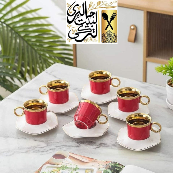 طقم قهوه باكت 12 قطعه ورده