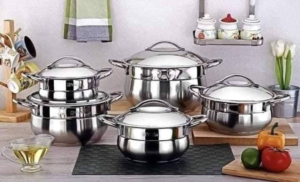 طقم حلل axls بومبيه 10 قطع